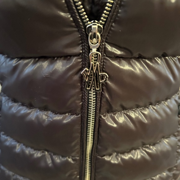 Moncler Brown Down Hooded Puffer Jacket Size XS Designer ~ Luxury ~ Cozy! - Picture 2 of 10
